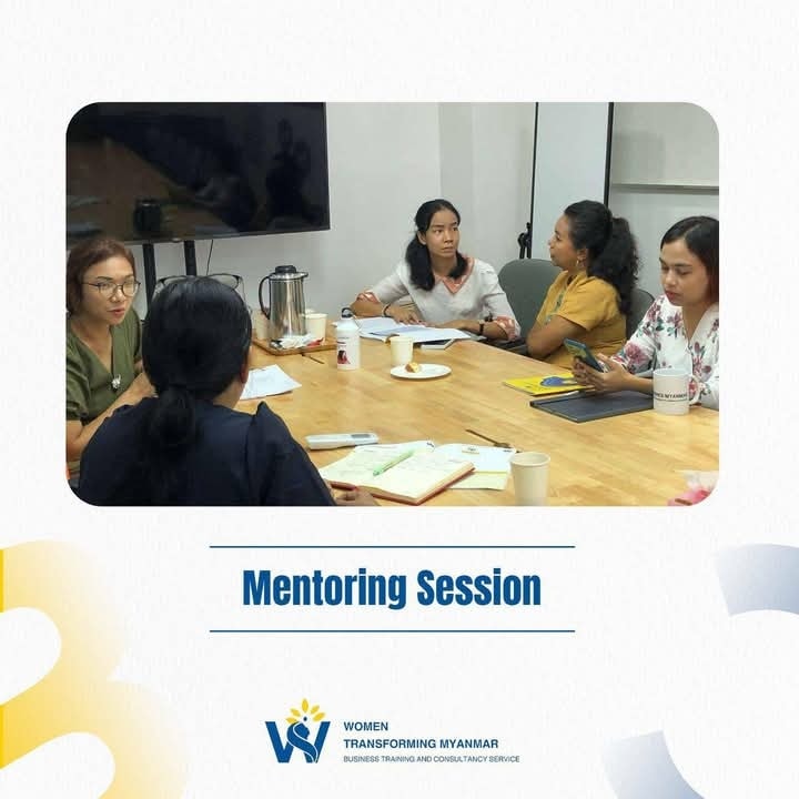 Young businesswomen working in team