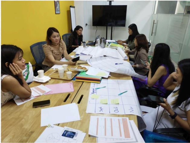 Business women during a coffee time in the cafe
